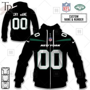 Personalized NFL New York Jets Alternate Jersey Hoodie 2223