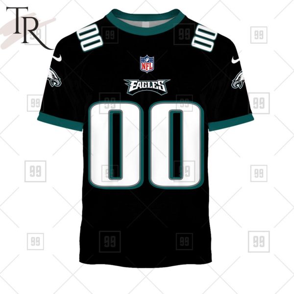 Personalized NFL Philadelphia Eagles Alternate Jersey Hoodie 2223