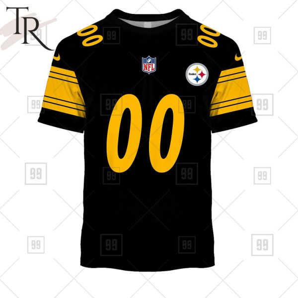 Personalized NFL Pittsburgh Steelers Alternate Jersey Hoodie 2223