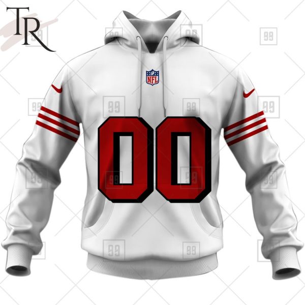 Personalized NFL San Francisco 49ers Alternate 02 Jersey Hoodie 2223