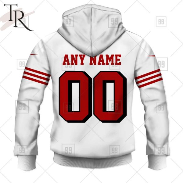 Personalized NFL San Francisco 49ers Alternate 02 Jersey Hoodie 2223