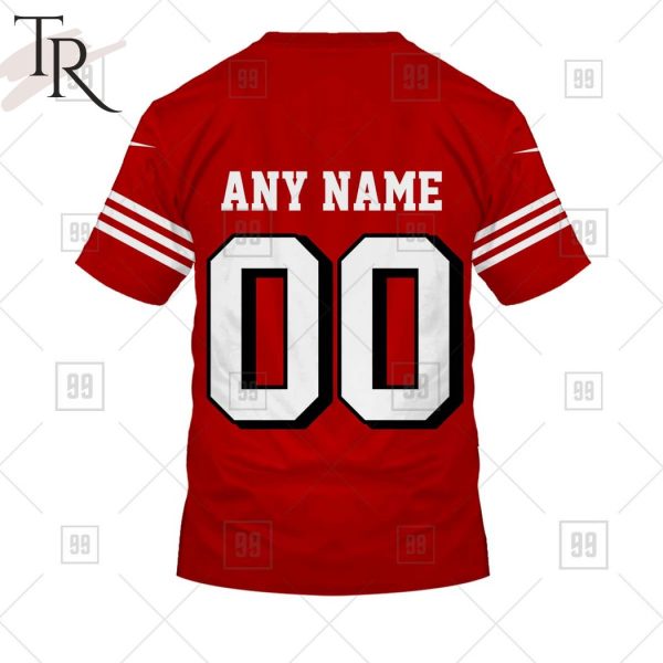 Personalized NFL San Francisco 49ers Alternate Jersey Hoodie 2223