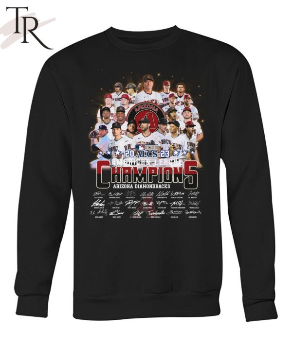 2023 ALCS American League Champions Arizona Diamondbacks Signature T-Shirt