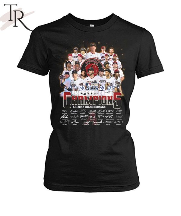 2023 ALCS American League Champions Arizona Diamondbacks Signature T-Shirt