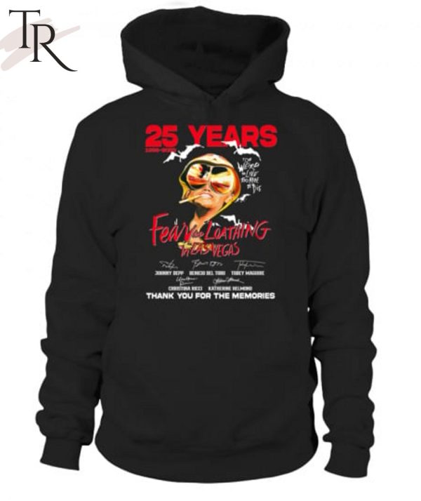 25 Years 1998 – 2023 Fear and Loathing in Las Vegas Thank You For The Memories T-Shirt