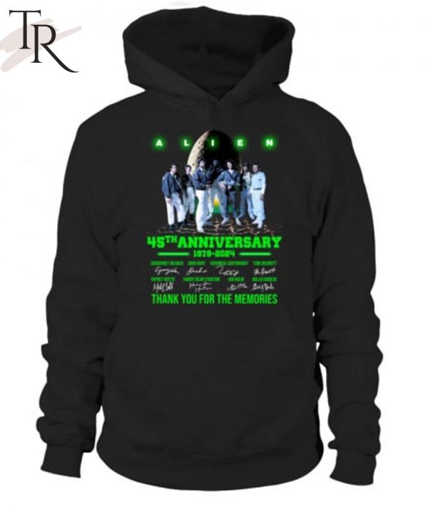 Alien 45th Anniversary 1979 – 2024 Thank You For The Memories T-Shirt