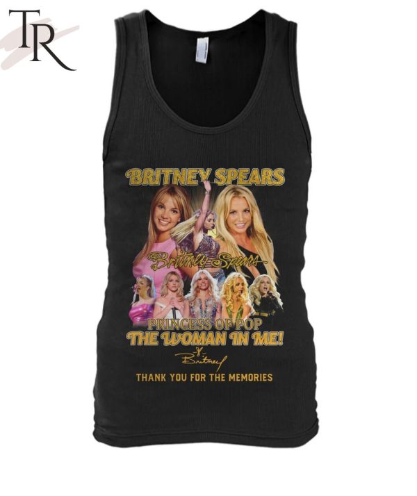 Britney Spears Princess Of Pop The Woman In Me Thank You For The Memories T-Shirt