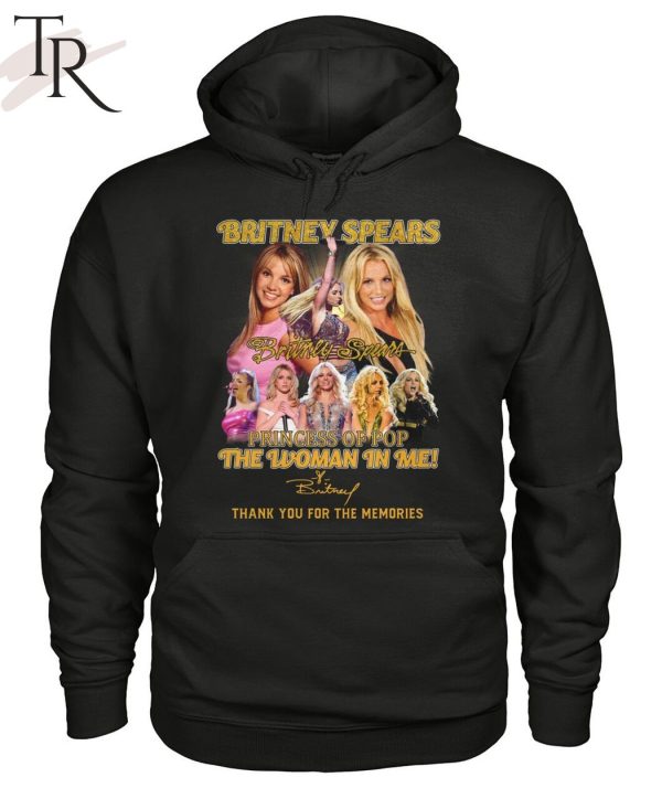 Britney Spears Princess Of Pop The Woman In Me Thank You For The Memories T-Shirt