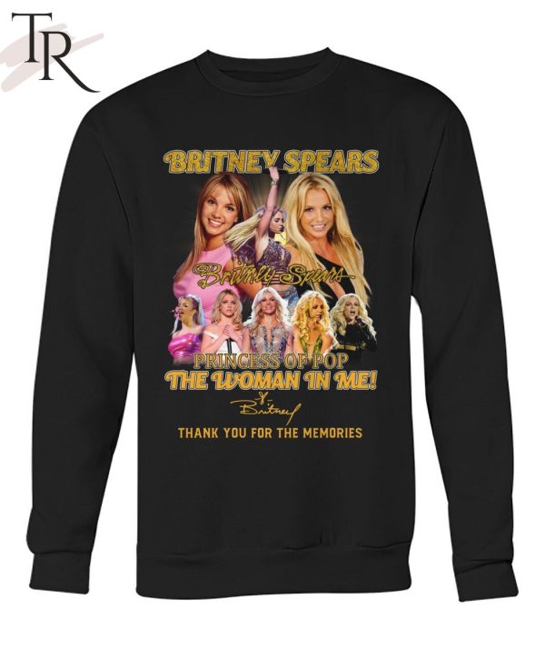 Britney Spears Princess Of Pop The Woman In Me Thank You For The Memories T-Shirt