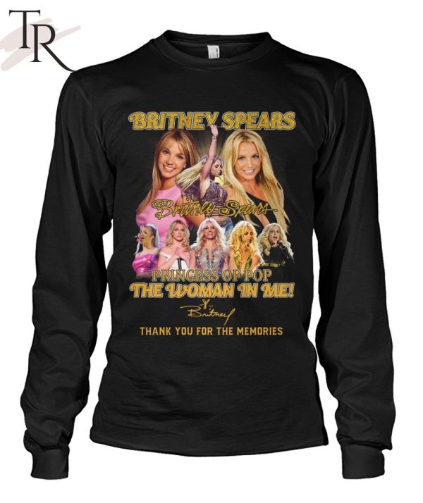 Britney Spears Princess Of Pop The Woman In Me Thank You For The Memories T-Shirt