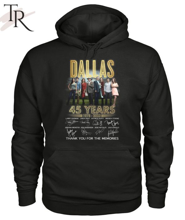 Dallas 45 Years 1978 – 2023 Thank You For The Memories T-Shirt