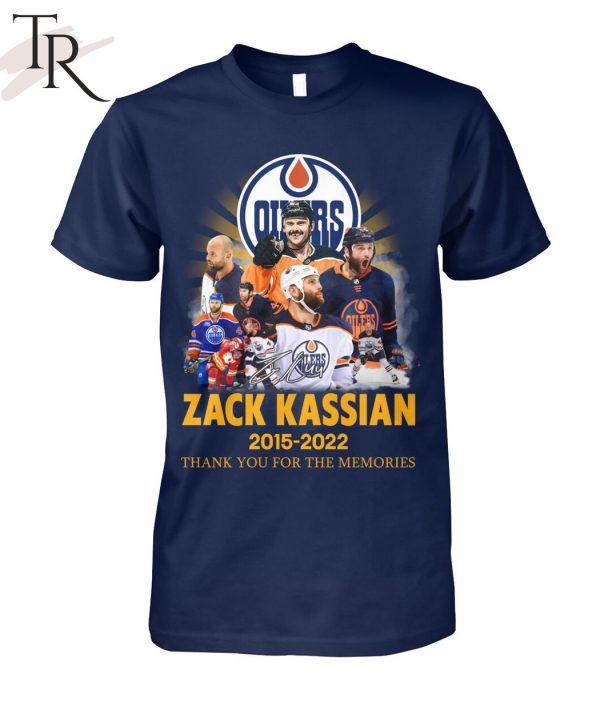 Zack Kassian 2015 – 2022 Thank You For The Memories T-Shirt