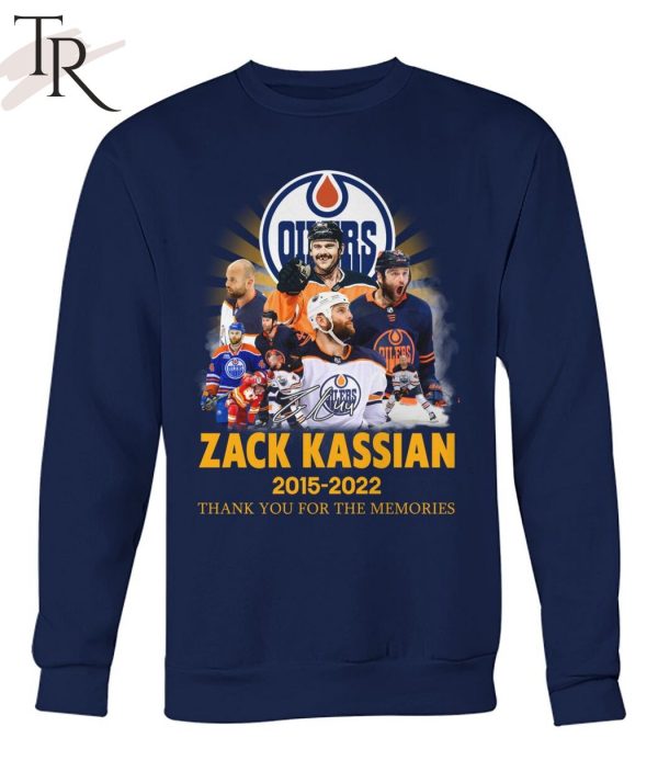 Zack Kassian 2015 – 2022 Thank You For The Memories T-Shirt