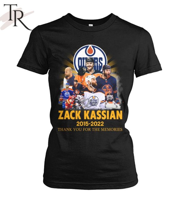 Zack Kassian 2015 – 2022 Thank You For The Memories T-Shirt