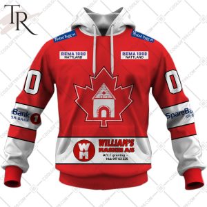 Personalized Bergen IK 2324 Home Jersey Style Hoodie