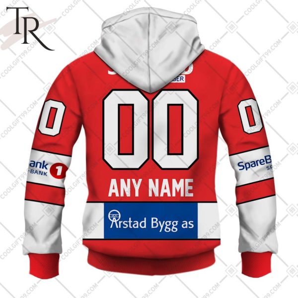 Personalized Bergen IK 2324 Home Jersey Style Hoodie