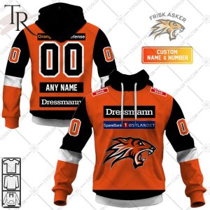 Personalized Manglerud Star Ishockey 2324 Home Jersey Style Hoodie