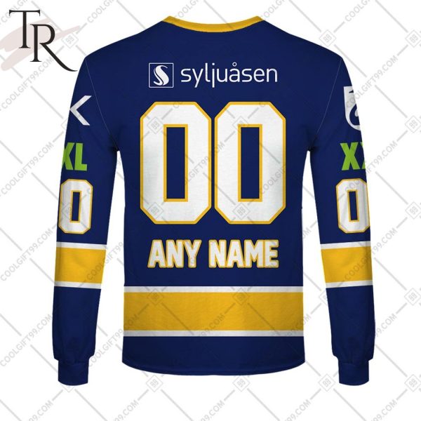 Personalized Gjovik Hockey 2324 Home Jersey Style Hoodie