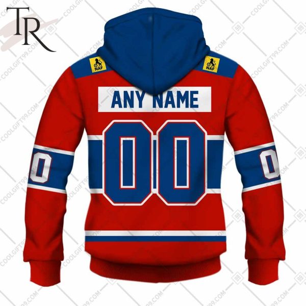 Personalized Hasle Loren Ishockey 2324 Home Jersey Style Hoodie