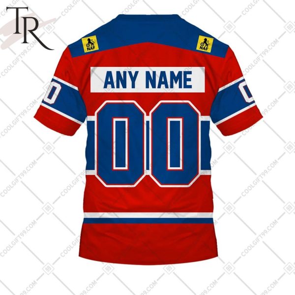 Personalized Hasle Loren Ishockey 2324 Home Jersey Style Hoodie