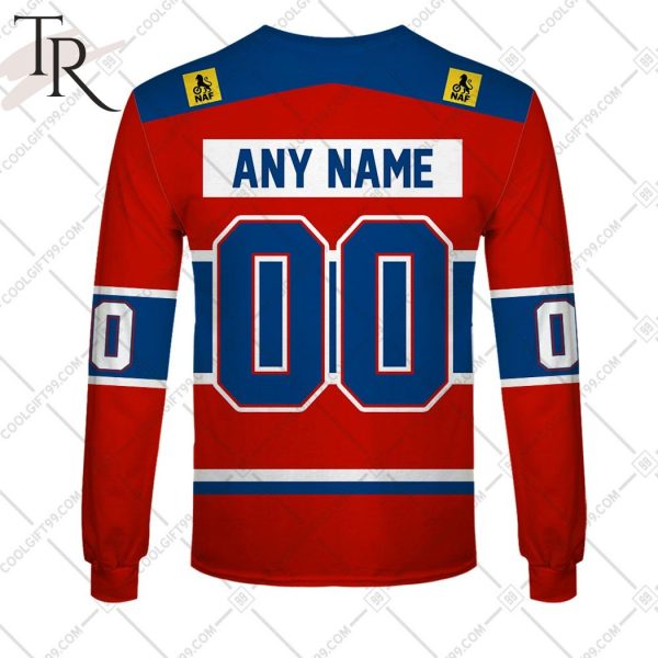 Personalized Hasle Loren Ishockey 2324 Home Jersey Style Hoodie