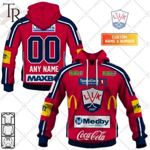 Personalized Manglerud Star Ishockey 2324 Home Jersey Style Hoodie