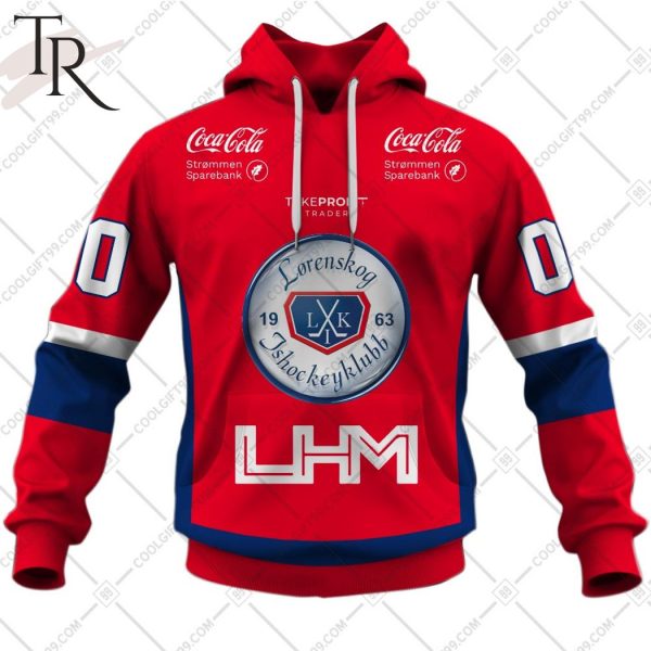 Personalized Lorenskog IK 2324 Home Jersey Style Hoodie