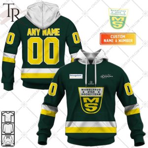 Personalized IK Comet Halden 2324 Home Jersey Style Hoodie