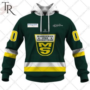 Personalized Manglerud Star Ishockey 2324 Home Jersey Style Hoodie