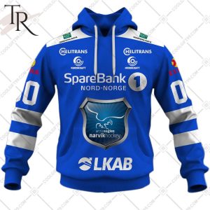 Personalized Narvik Arctic Eagles 2324 Home Jersey Style Hoodie