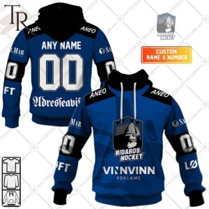 Personalized Stavanger Oilers 2324 Home Jersey Style Hoodie