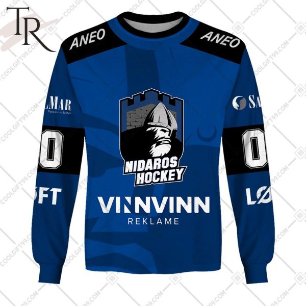 Personalized Nidaros Hockey 2324 Home Jersey Style Hoodie