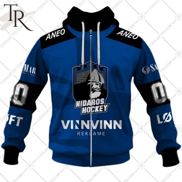 Personalized Nidaros Hockey 2324 Home Jersey Style Hoodie