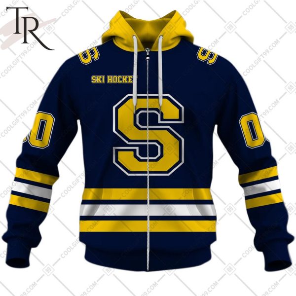 Personalized Ski Ishockey Elite 2324 Home Jersey Style Hoodie