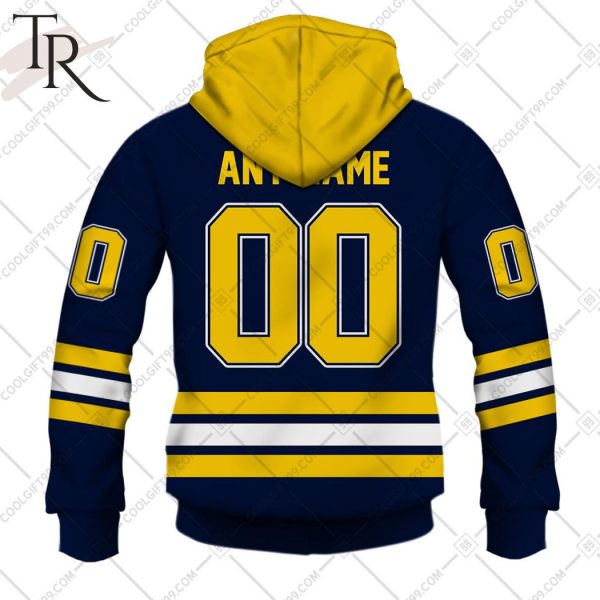 Personalized Ski Ishockey Elite 2324 Home Jersey Style Hoodie