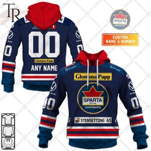 Personalized Ringerike Panthers 2324 Home Jersey Style Hoodie