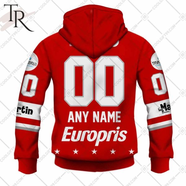 Personalized Stjernen Hockey 2324 Home Jersey Style Hoodie