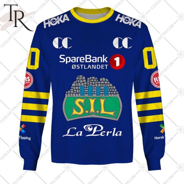 Personalized Storhamar Hockey 2324 Home Jersey Style Hoodie