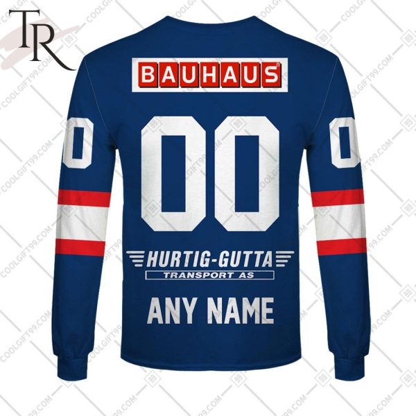 Personalized Valerenga Ishockey 2324 Home Jersey Style Hoodie