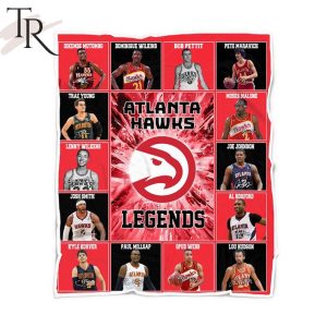 NBA Atlanta Hawks Legends Fleece Blanket