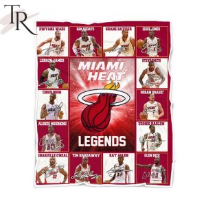 NBA Miami Heat Legends Fleece Blanket