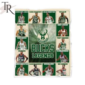 NBA Milwaukee Bucks Legends Fleece Blanket