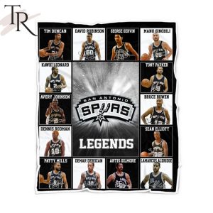 NBA San Antonio Spurs Legends Fleece Blanket