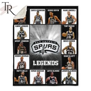 NBA San Antonio Spurs Legends Fleece Blanket