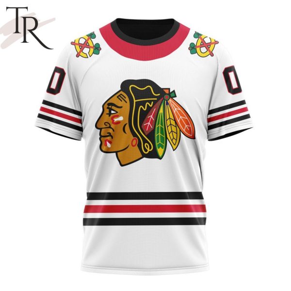 NHL Chicago Blackhawks Personalized 2023 Away Kits Hoodie