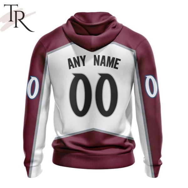 NHL Colorado Avalanche Personalized 2023 Away Kits Hoodie