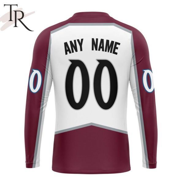 NHL Colorado Avalanche Personalized 2023 Away Kits Hoodie