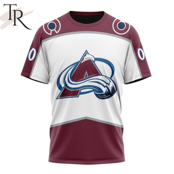 NHL Colorado Avalanche Personalize 2023 Home Mix Away Hoodie - Torunstyle