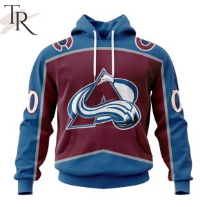NHL Colorado Avalanche Personalized 2023 Home Kits Hoodie