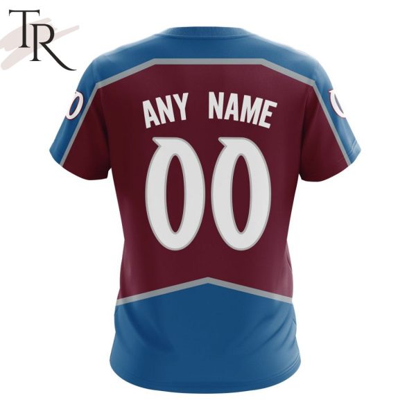 NHL Colorado Avalanche Personalized 2023 Home Kits Hoodie